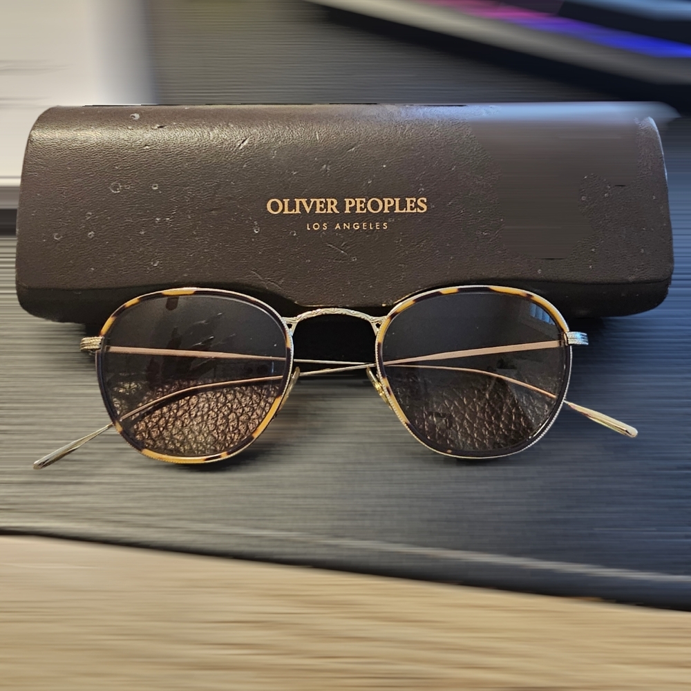 Oliver Peoples Eyeglass FRAMES OV123J 5036 Eoin Amber Leopard Print and …